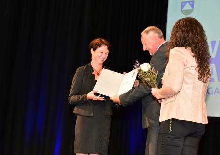 Priznanje Občine Kobarid za leto 2022 je prejela tudi Urška Kranjc. 